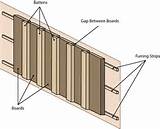 Pictures of How To Install Board And Batten Wood Siding
