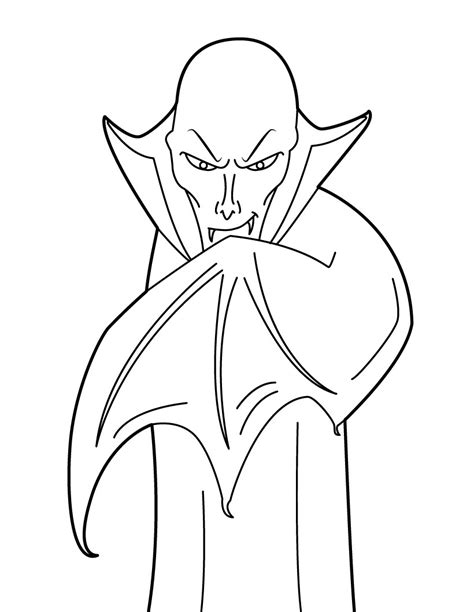 Vampire Printable Coloring Pages Printable World Holiday