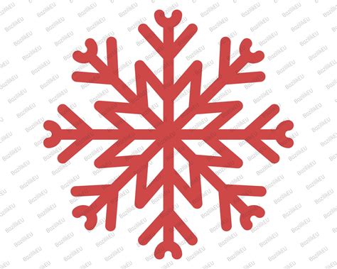 Snowflake Svg Merry Christmas Svg Bundle Digital Download Etsy