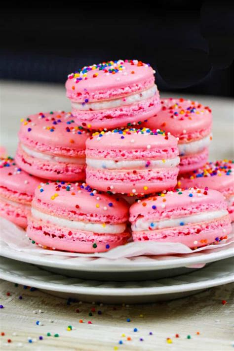 Birthday Cake Macarons Recipe And Step By Step Tutorial
