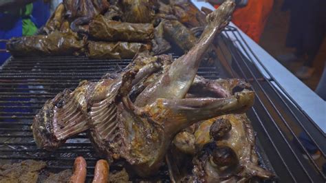 Togo Street Food Roasting Goat Meat Youtube