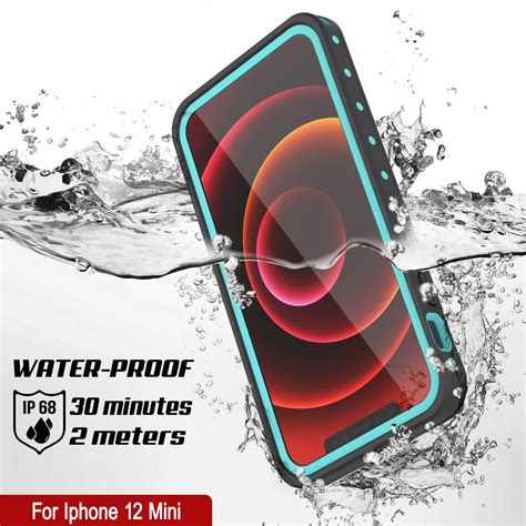 Iphone 12 Mini Waterproof Ip68 Case Punkcase Teal Studstar Series