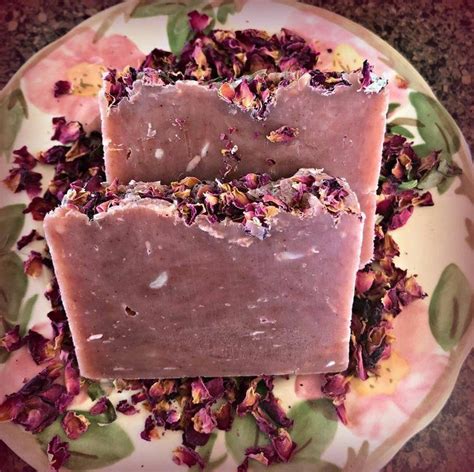 Rose Petal Natural Pink Handmade Soap Recipe Great As A Spa T