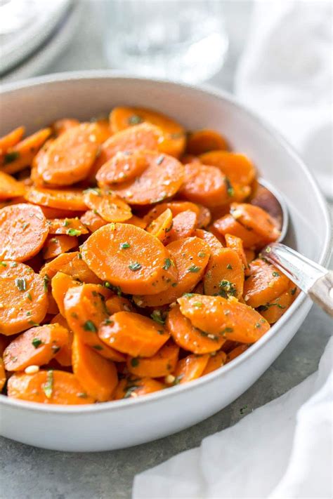 Peel, wash and cut carrots, fresh or bagged, to desired size. Tarragon Glazed Carrots | Recipe | Glazed carrots, Carrots ...