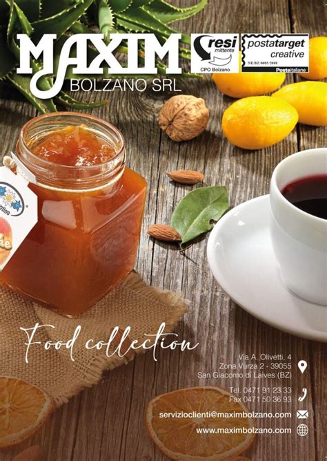 Catalogo Alimentare 2022 Copertina Maxim Bolzano