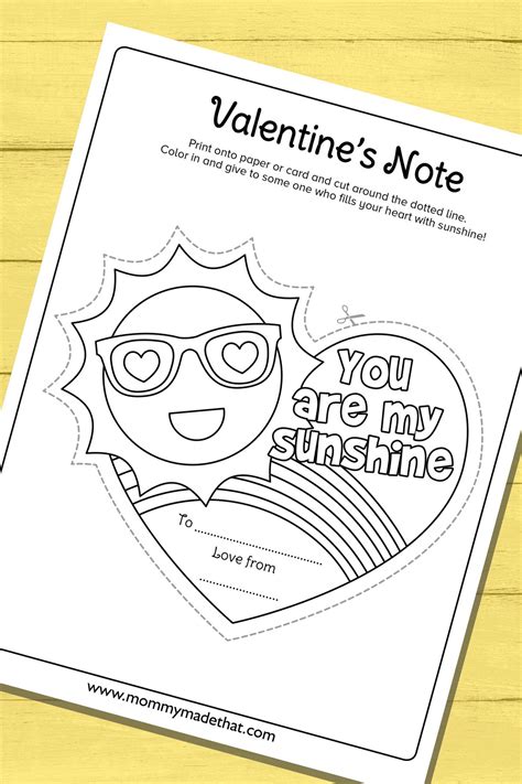 You Are My Sunshine Printable