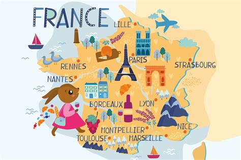 Printable Map Of France For Kids Tedy Printable Activities