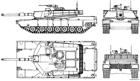M1a1 Abrams Free Plans And Blueprints Of Cars