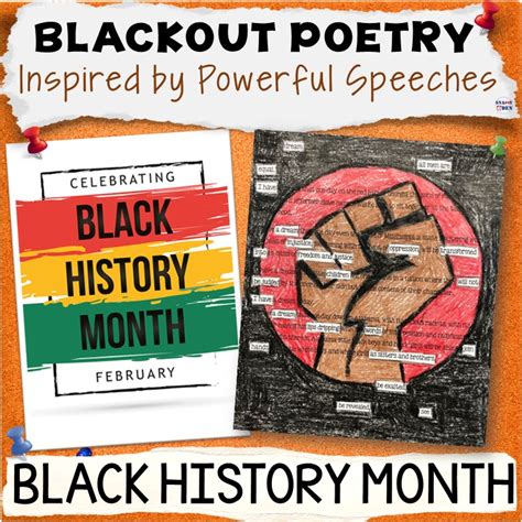 Black History Month Blackout Poetry Inspired By Civil Rights Speeches