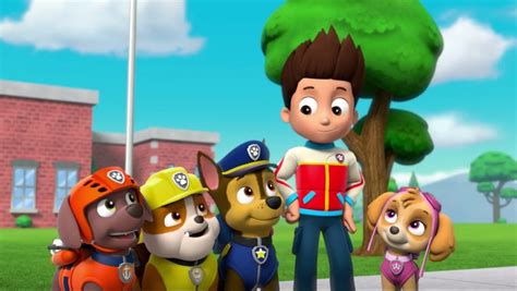 Image Paw Patrol Pups Save A School Bus Scene 50 Paw Patrol