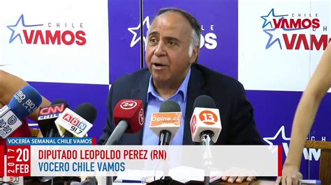 It was founded in 2015, and, in 2017. Vocería semanal de Chile Vamos 20 Febrero - Leopoldo Pérez ...