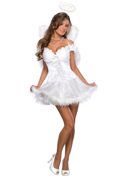 Adult Heavenly Angel Costume Halloween Costume Ideas 2021