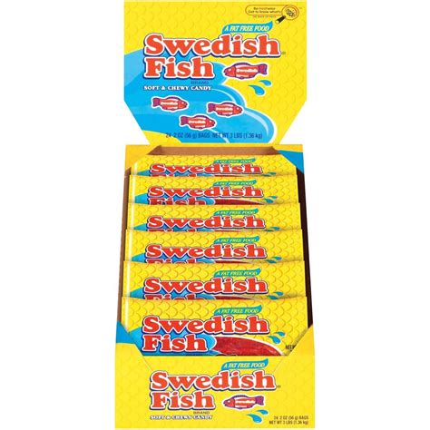 Jaret Red Swedish Fish 2oz 24ct Online Candy Store For Me
