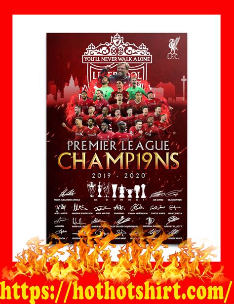Founded in 1992, the premier league is the top division of english football. CHAMPION) Liverpool premier league champions 2019 2020 ...