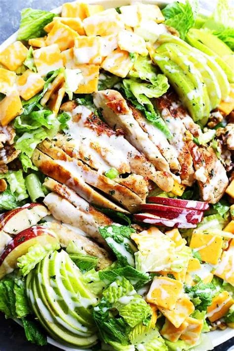 Apples And Cheddar Chicken Salad Recipe Diethood