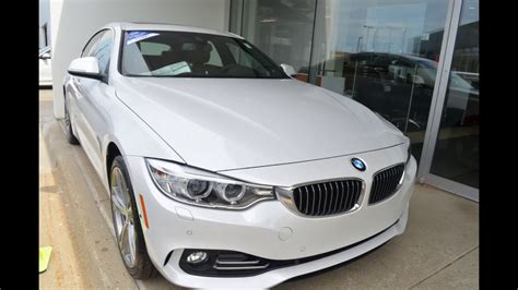 All New 2017 Bmw 430i Xdrive Gran Coupe In Mineral White Metallic Youtube