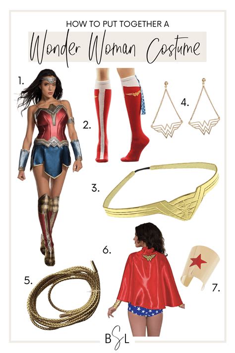 How To Create The Most Iconic Wonder Woman Costumes For Halloween This Year By Sophia Lee