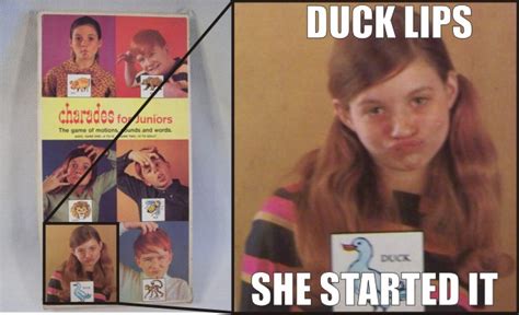 Duck Lips Origin Duck Face Know Your Meme