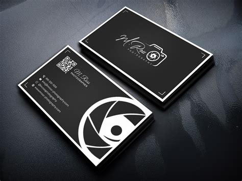 Professional Photography Business Card Design For A Company By