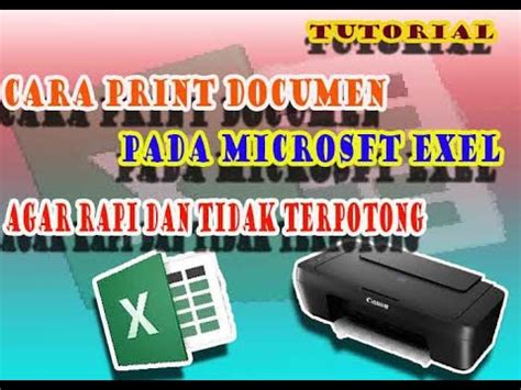 Bagilah berapa banyak pun sijil, anda mampu menyiapkan. TUTORIAL CARA PRINT FAIL DI MICROSOF EXSEL YANG PUNYA ...