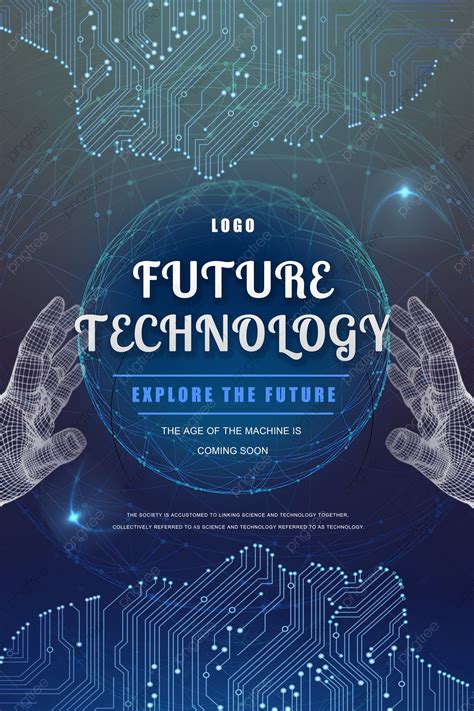 Poster De Ciência E Tecnologia Do Futuro Modelo Para Download Gratuito