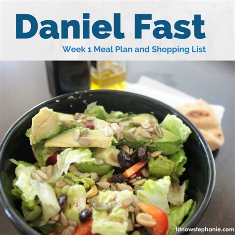 Daniel Fast Week 1 Meal Plan And Shopping List — Daniel Fast Journey