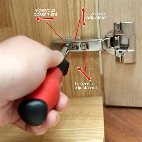 This will pull the door back towards the hinge side of the cabinet. How to Choose and Install Cabinet Doors - Solid Wood Kitchen Cabinets Information Guides