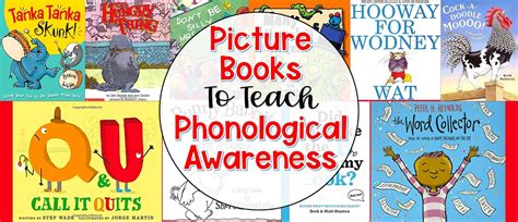 The Best Picture Books To Teach Phonological Awareness Time 4