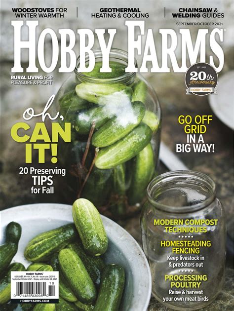 Hobby Farms Magazine Septoct 2021 Subscriptions Pocketmags