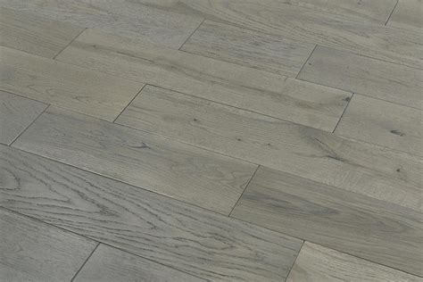 Galleria Professional Solid Rustic Oak Flooring 18mm X 150mm Paloma Grey Brushed And Lacquered