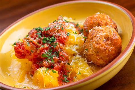 Spaghetti Squash With Turkey Meatballs Macrolab