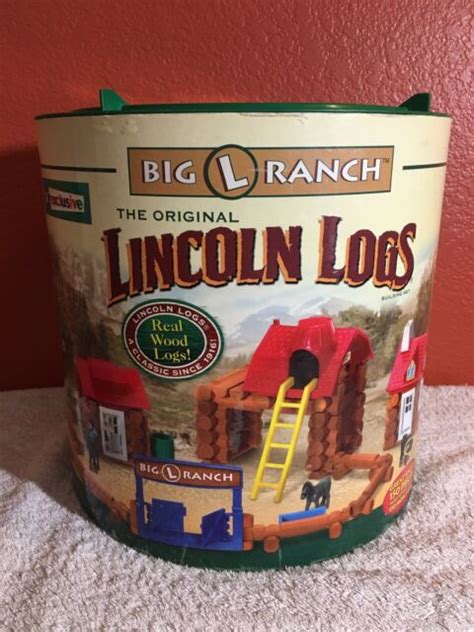 Big L Ranch Original Lincoln Logs 98 Complete Read Description