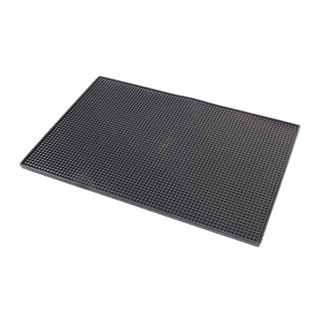 Black Rubber Bar Mat