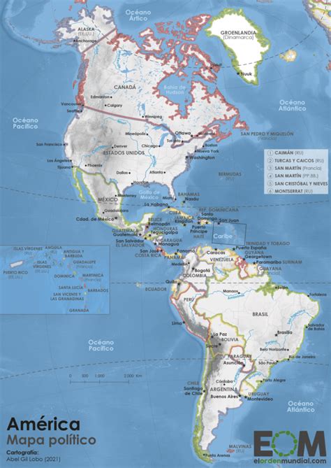 El Mapa Político De Estados Unidos Mapas De El Orden Mundial Eom