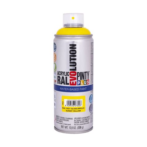 Water Based Acrylic Spray Paint Ral Pintyplus Evolution Ml