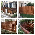 定製防腐木柵欄花園圍欄室外籬笆木柵欄圍牆護欄陽臺戶外庭院裝飾