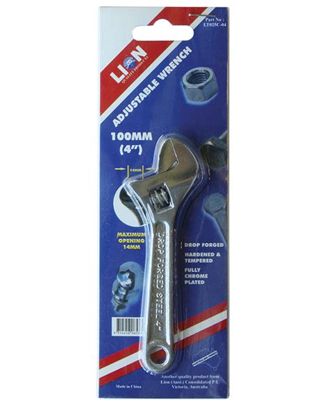 100mm 4″ Adjustable Wrench