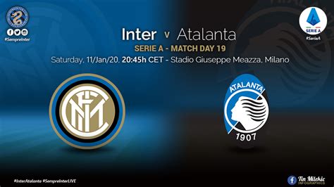 Inter milan have a good record against atalanta and have won 11 games out of a total of 26 matches played between the atalanta have managed only six victories against inter milan and will want to cut the deficit in this game. OFFICIAL - Starting Lineups Inter Vs Atalanta: Stefano ...