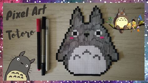 Pixel Art Totoro Youtube