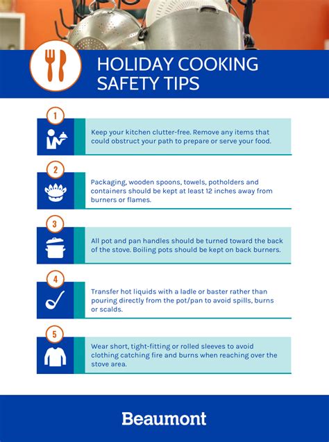 10 Holiday Safety Cooking Tips