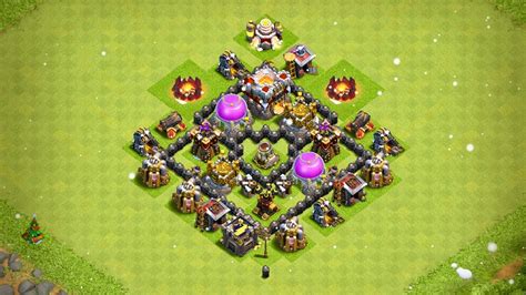 Undefeated Town Hall 4 Th 4 Farming Base Anti Storage Th4