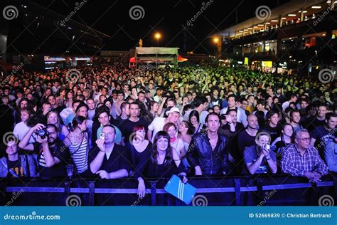 Fans At A Concert Editorial Stock Image Image Of Concert 52669839
