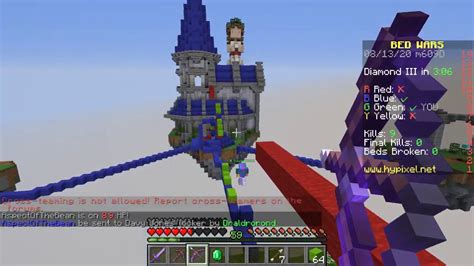 Minecraft Hypixel Bridges And Bedwarsft Our Friend Ozzy Youtube