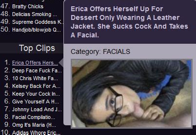 Erica Offers Herself Up For Dessert Only Wearing A Leather Jacket She Sucks Cock And Takes A