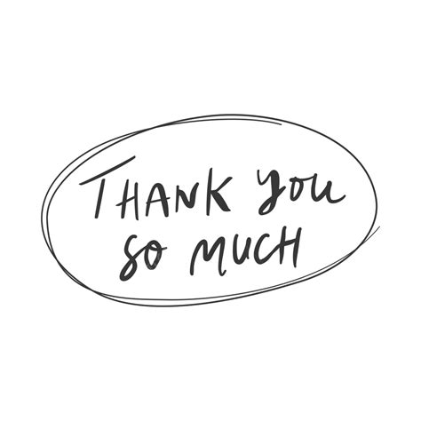 Thank You Letter Png Picture Thank You So Much Lettering Thanks