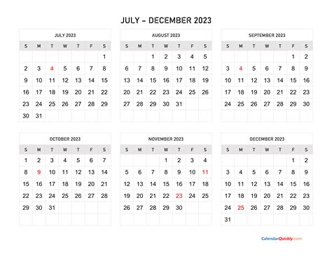 July To December 2023 Calendar May 2023 Calendar