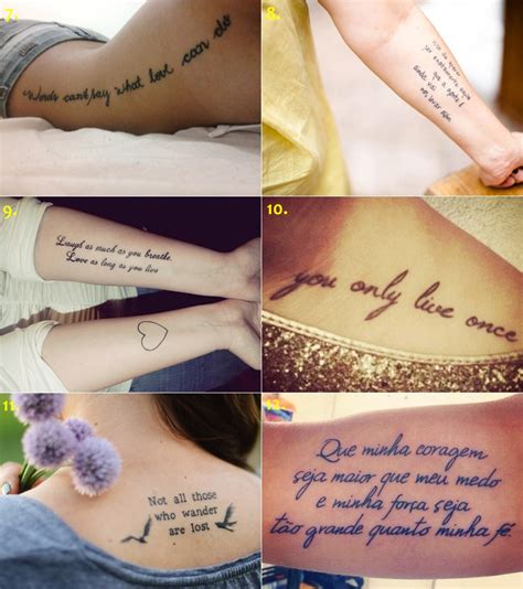 Tatuagens De Frases Para Se Inspirar Uma Princesa Sem Coroa