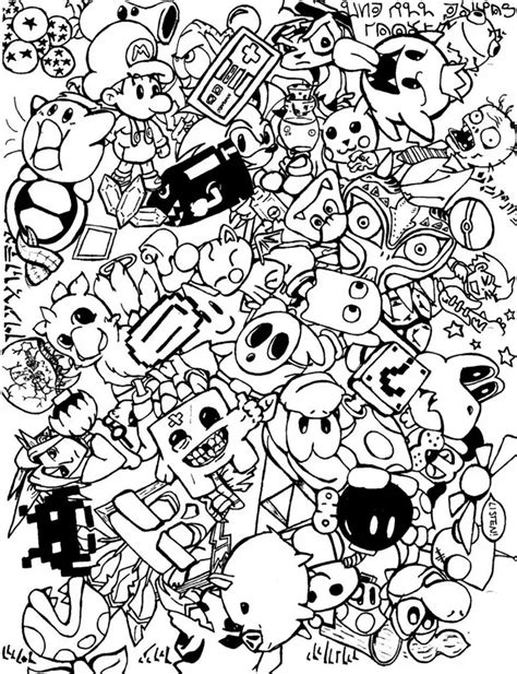 Doodle Art Doodling 5 Doodle Art Doodling Adult Coloring Pages
