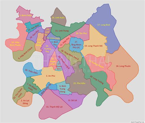 Map Các Quận Tp Hcm Khám Phá Sơ Đồ Quận Thành Phố Hồ Chí Minh