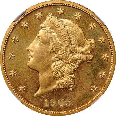 Value Of 1905 20 Liberty Double Eagle Sell Rare Coins